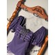 Alice Girl Yesterday Morning Fog Short Sleeve Blouse(4th Pre-Order/6 Colours/Full Payment Without Shipping)